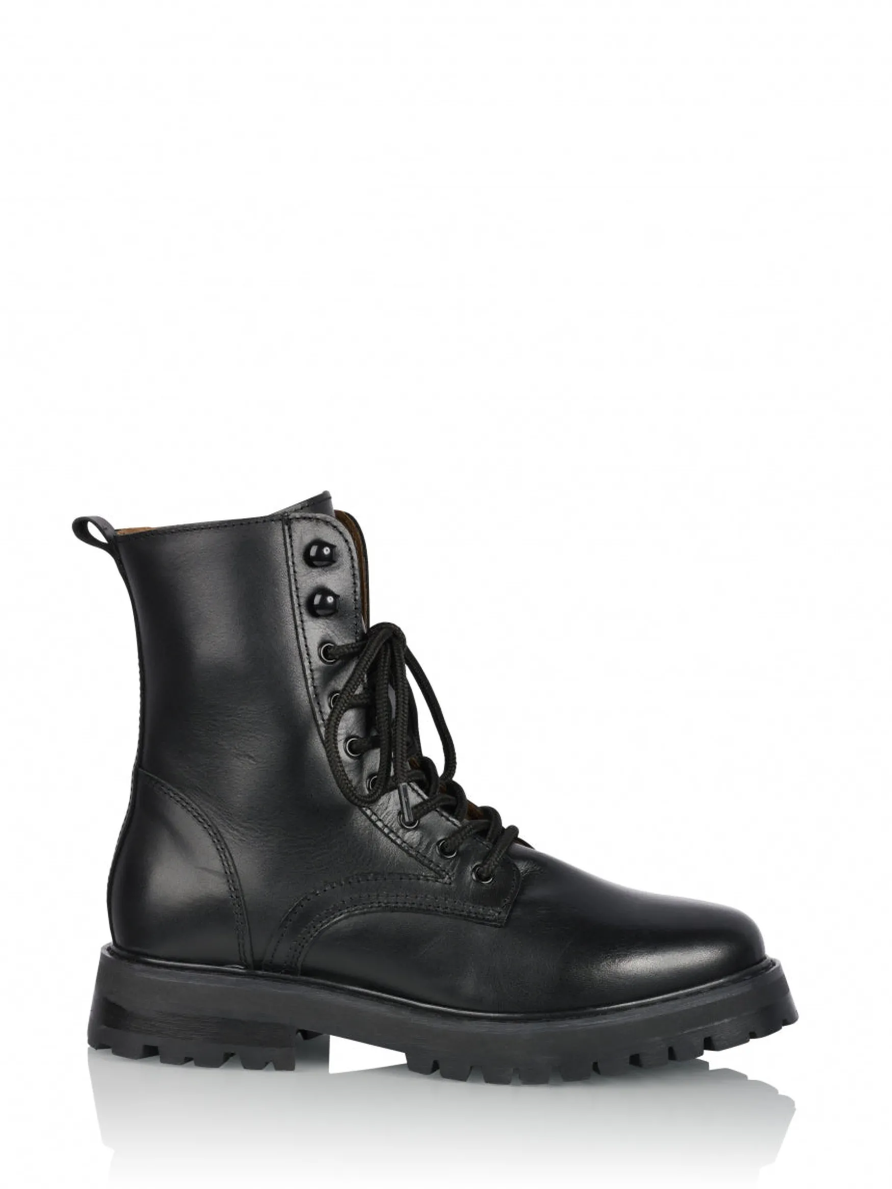 DWRS label BOGOTA leer - Bikerboots | >DAMES Laarzen | Bikerboots