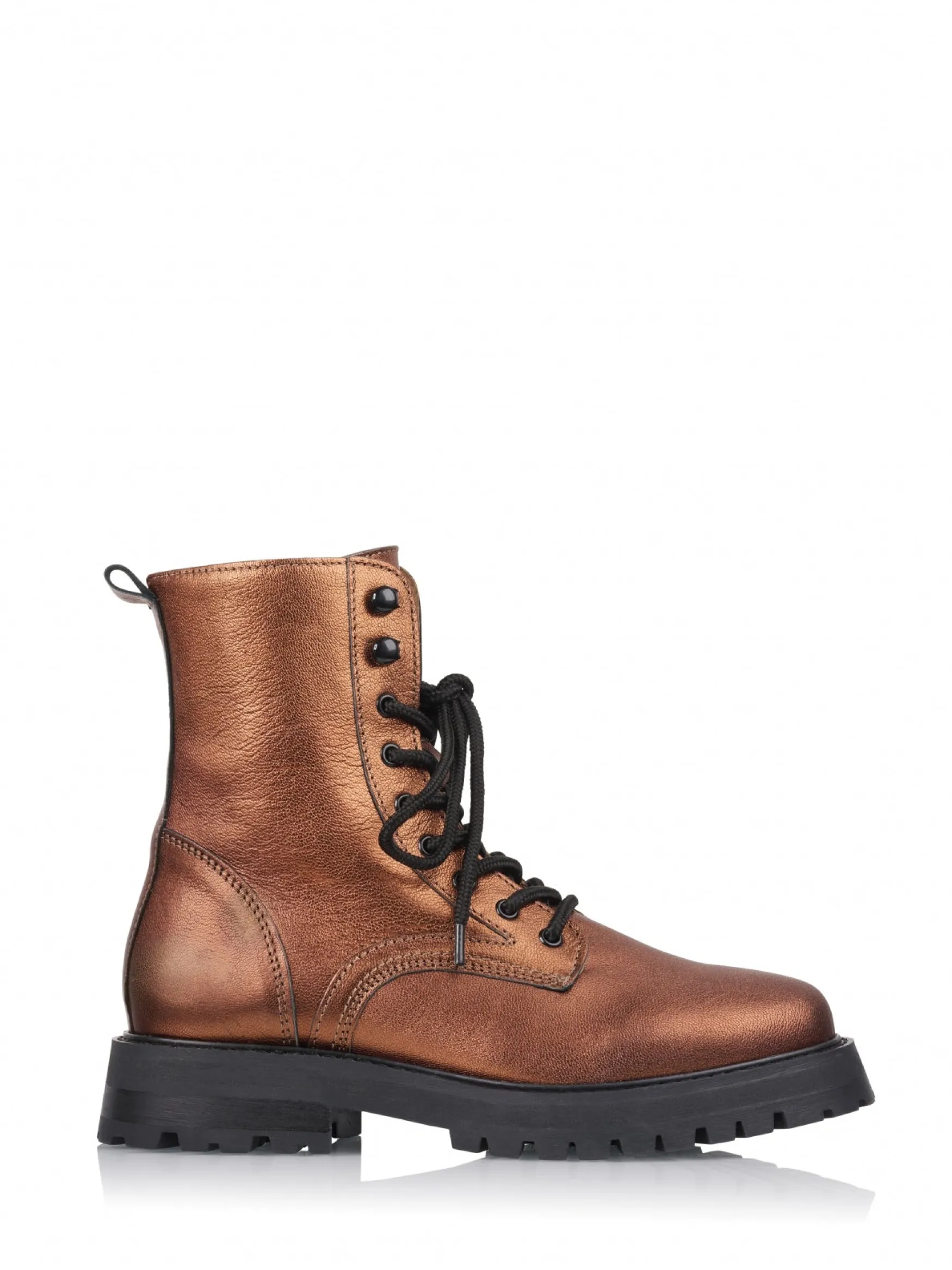 DWRS label BOGOTA metallic - Bikerboots | >DAMES Laarzen | Bikerboots
