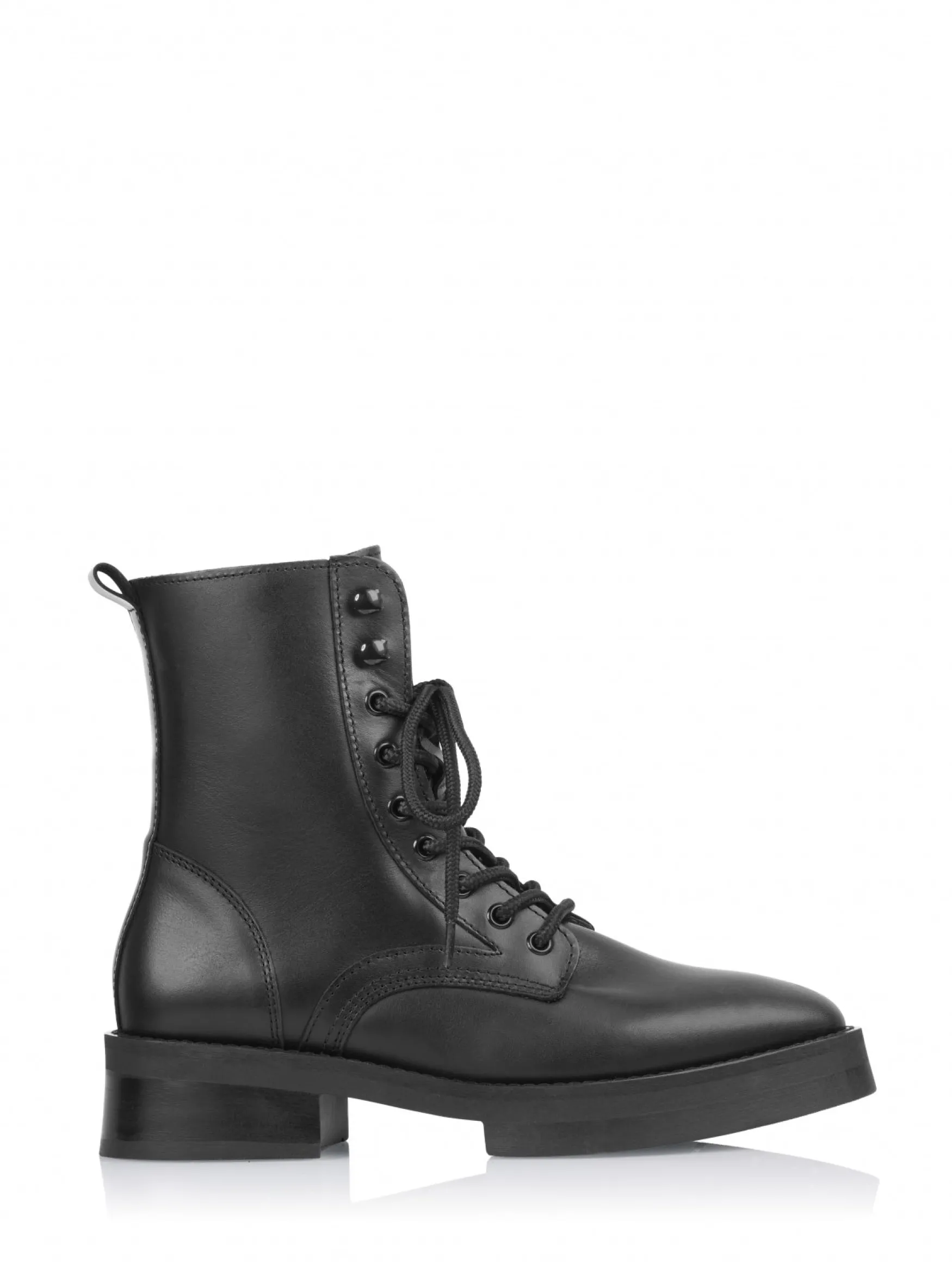 DWRS label DUBLIN leer - Bikerboots | >DAMES Laarzen | Bikerboots