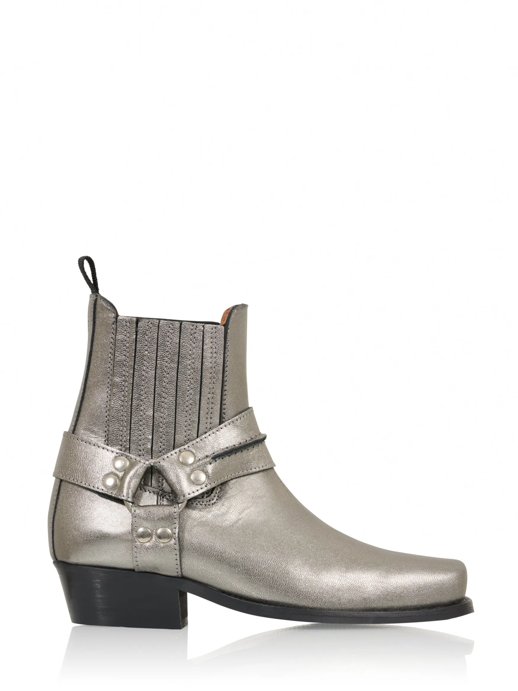 DWRS label HOOK metallic - Enkellaarsjes | >DAMES Enkellaarsjes | Westernboots
