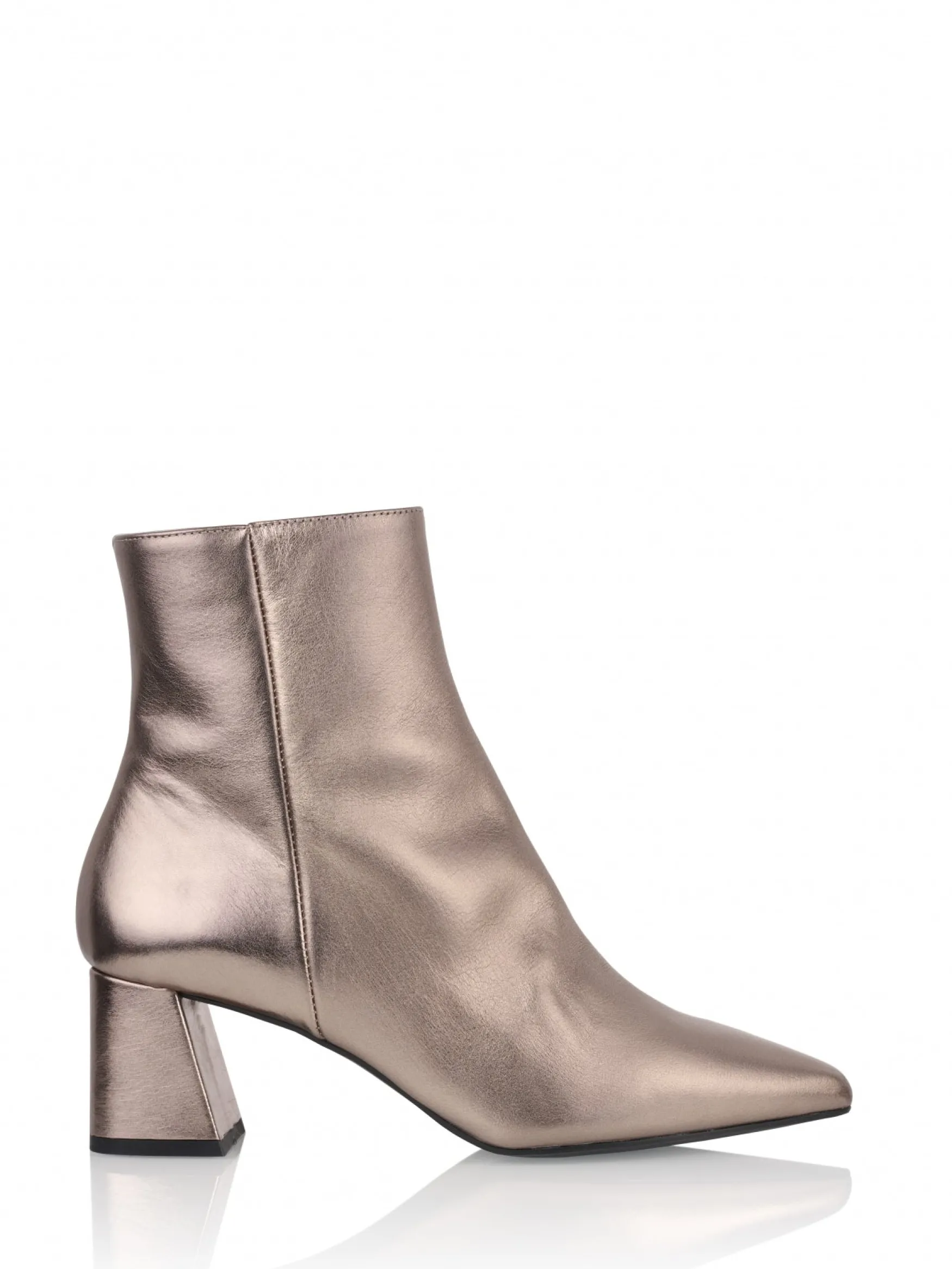 DWRS label LUGANO metallic - Enkellaarsjes | >DAMES Enkellaarsjes | Hakken