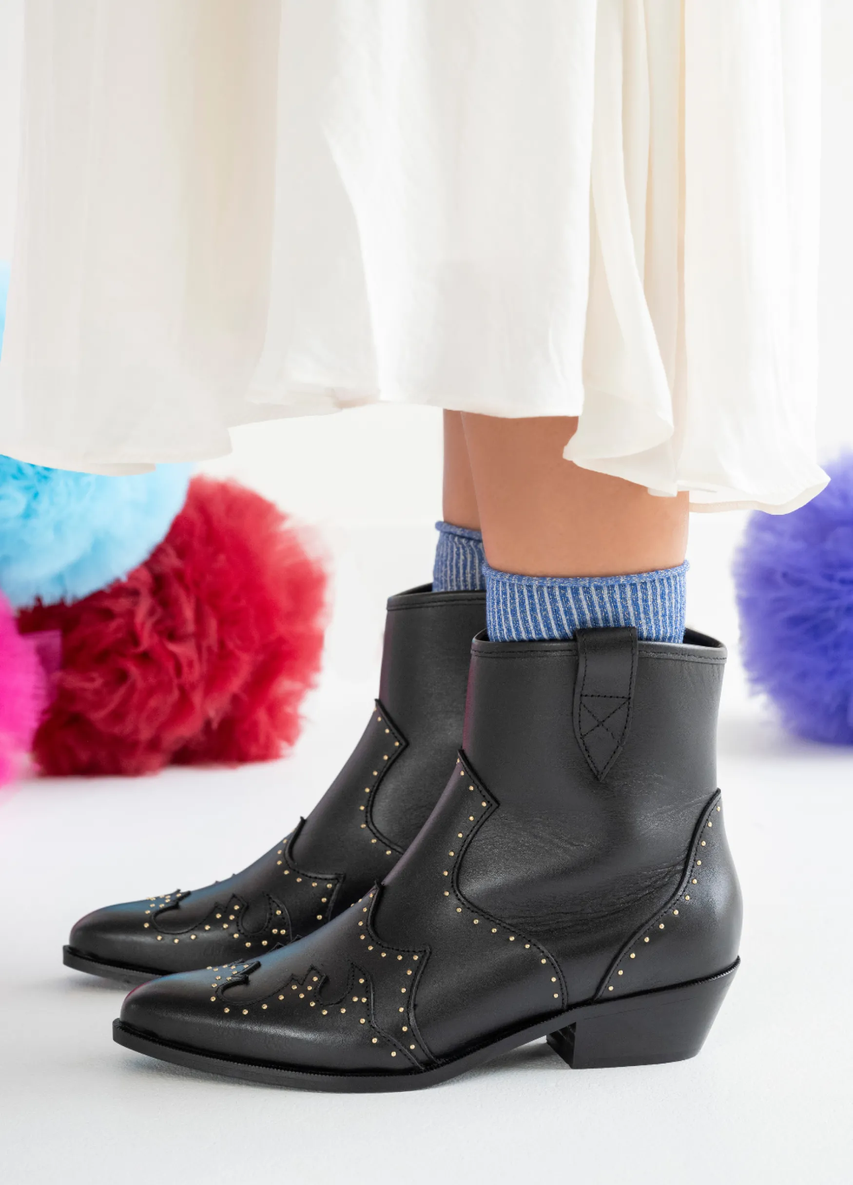DWRS label LYON studs - Westernboots | >DAMES Laarzen | Westernboots