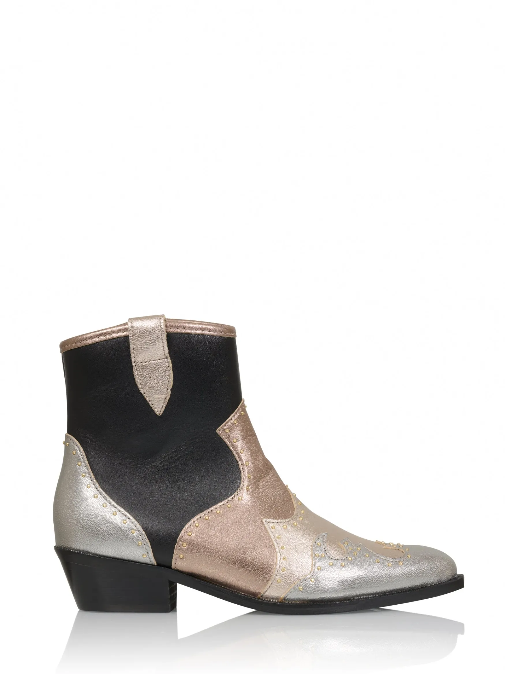 DWRS label LYON studs - Westernboots | Black / Cipra>DAMES Laarzen | Westernboots