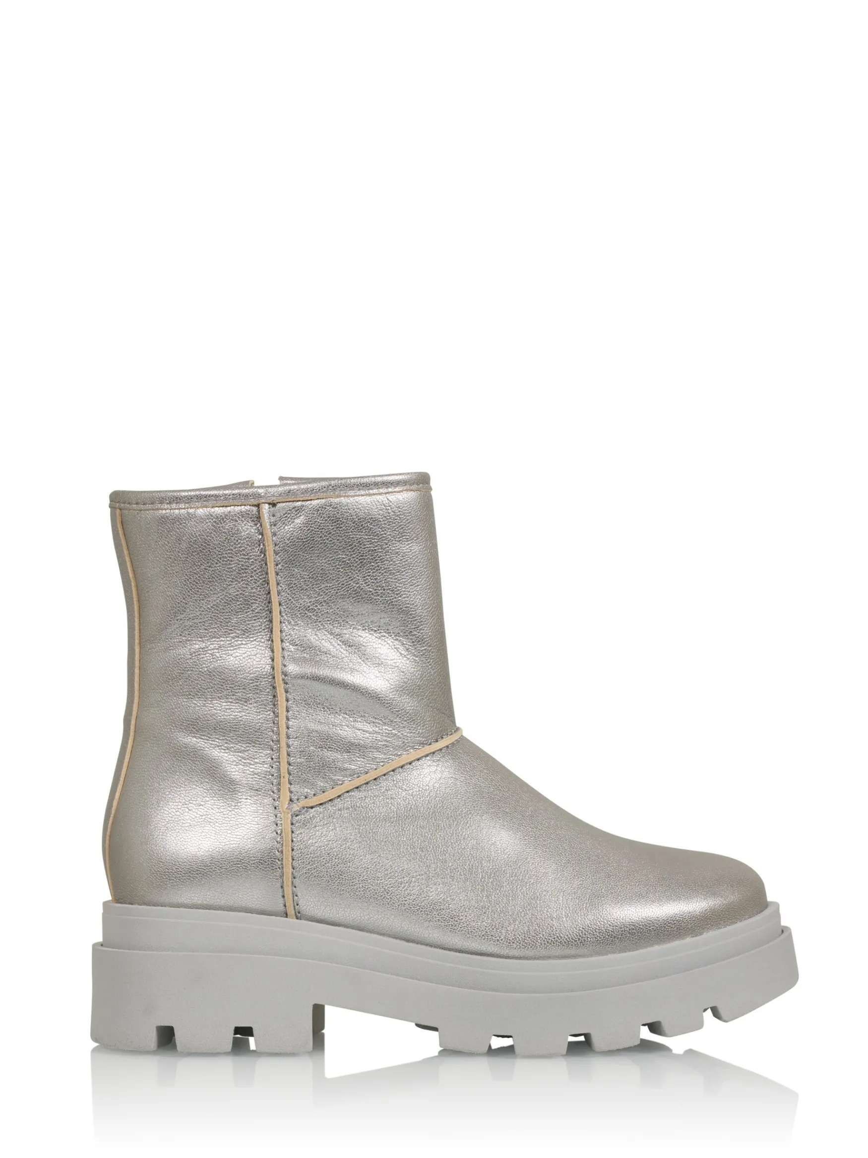 DWRS label OSLO metallic - Bikerboots | >DAMES Laarzen | Bikerboots