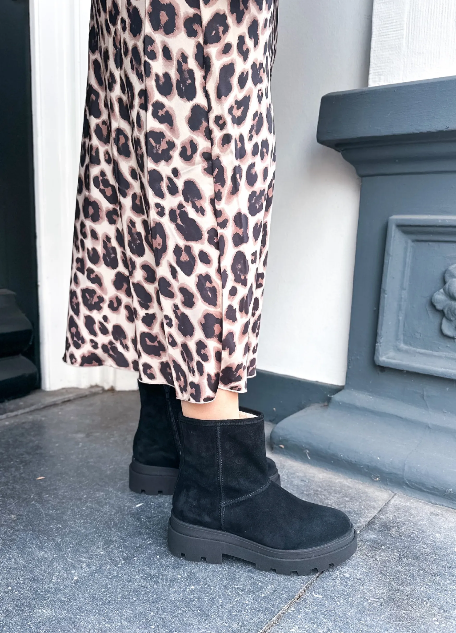DWRS label OSLO suede - Bikerboots | >DAMES Laarzen | Bikerboots
