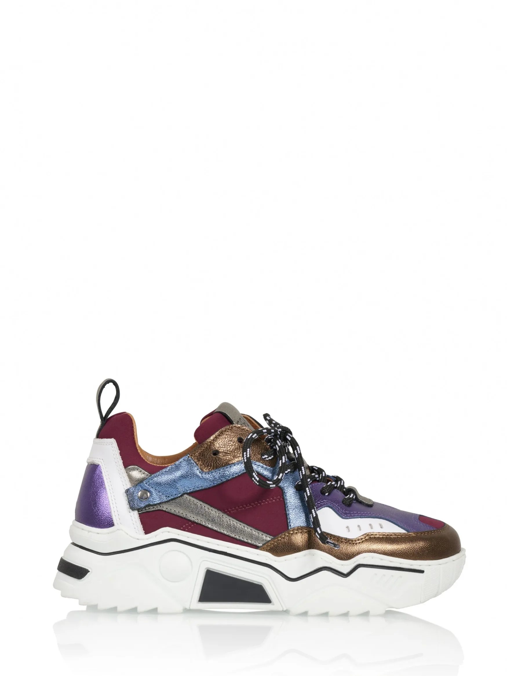DWRS label PLUTO metallic - Sneakers | Purple / Bordeaux>DAMES Sneakers