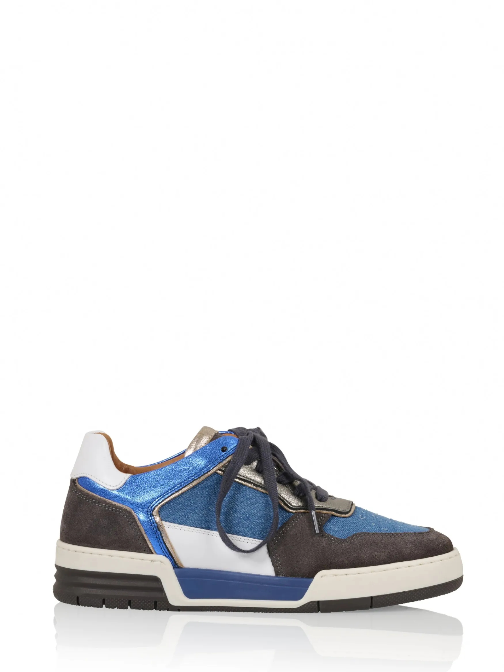 DWRS label RUGBY denim - Sneakers | Kobalt / Jeans>DAMES Sneakers
