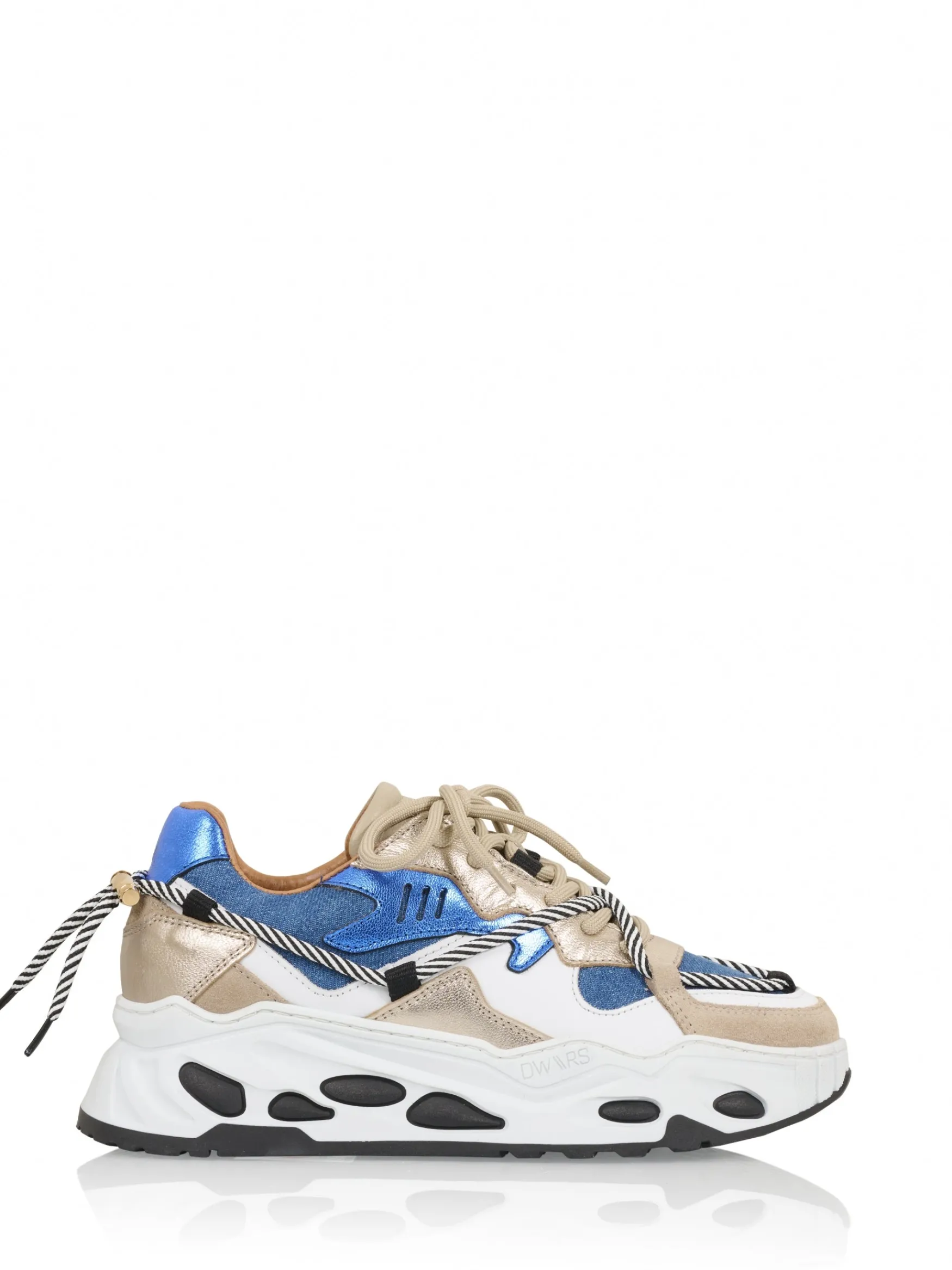 DWRS label SATURNUS denim - Sneakers | Champagne / Kobalt>DAMES Sneakers