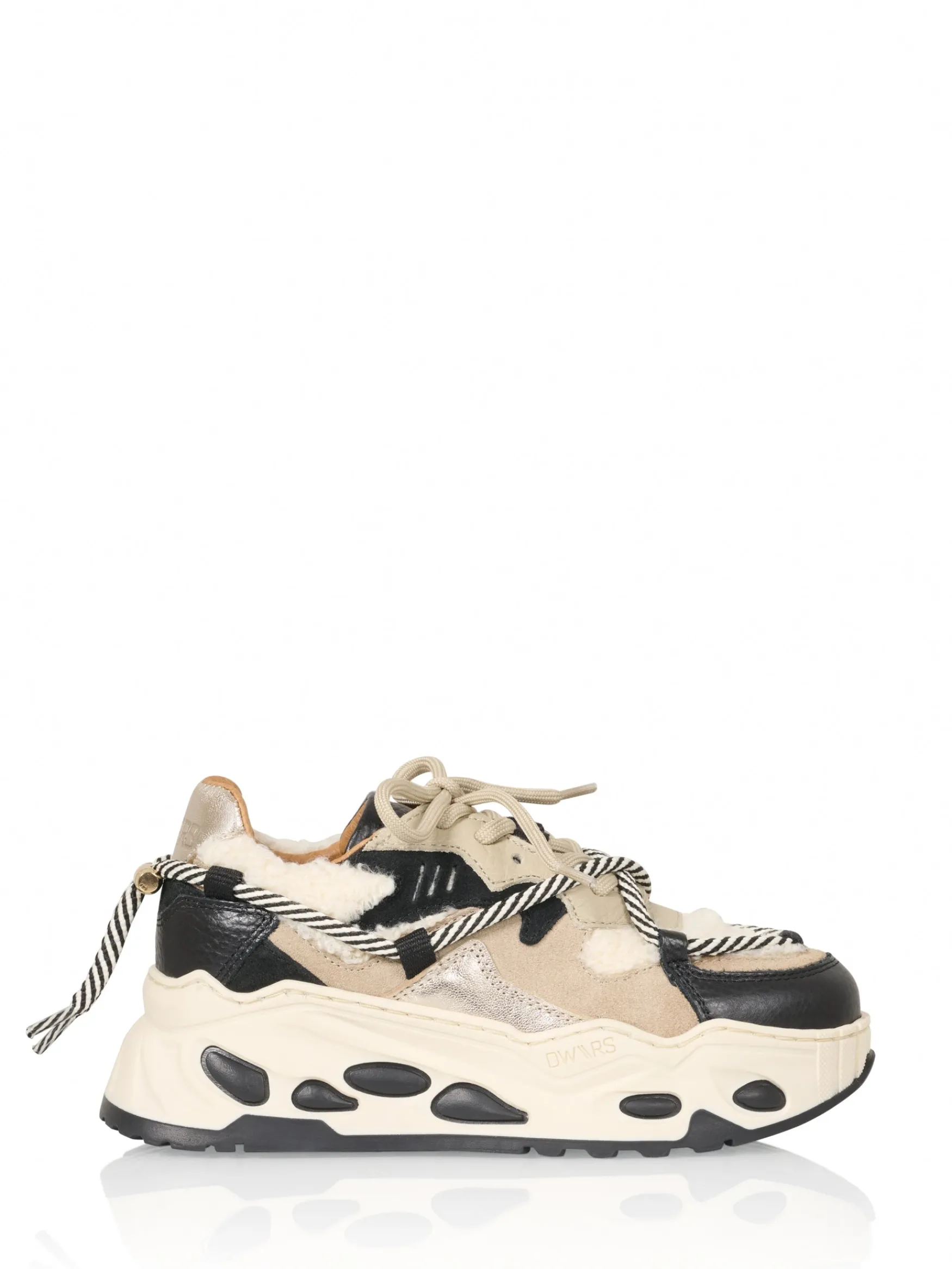 DWRS label SATURNUS KIDS teddy - Sneakers | Black / Off white>Kinderen Kinderen